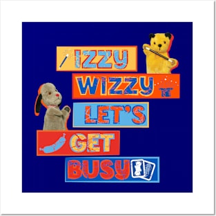 Sooty Izzy Wizzy Let's Get Busy Posters and Art